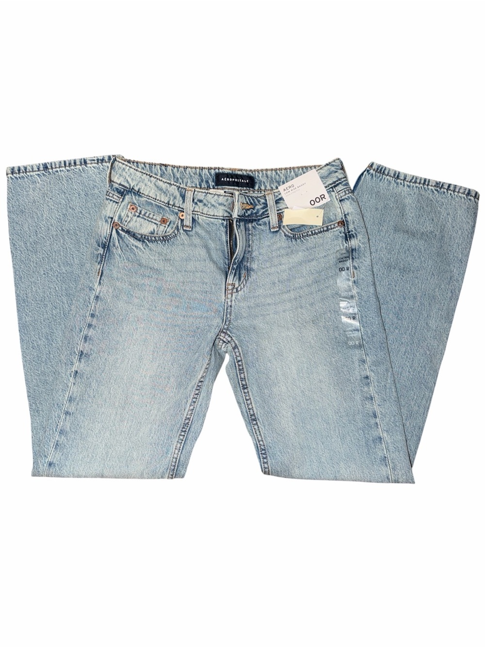 Aèropostale Light Wash Low rise baggy jeans